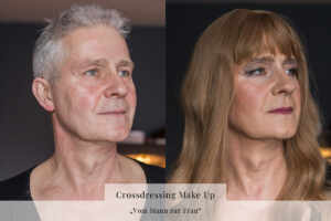 Vorher / Nachher: Make Up & Styling für Crossdressing