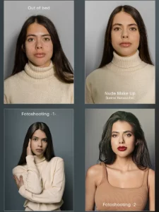 Make Up / Hairstyling für Fotoshooting
© Manuela Hiller Fotografie Dresden Vorher / Nachher: Make Up Fotoshooting