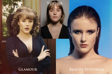 Vorher / Nachher - Fotoshooting